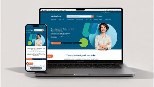 AnyLabTestNow healthcare franchise website