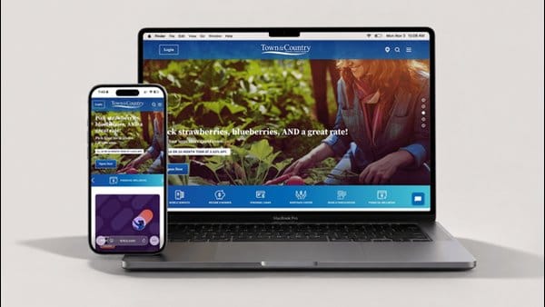 Town and Country Federal Credit Union website